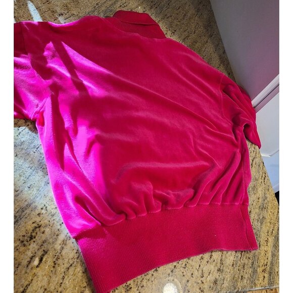 Vintage Epitome Women's S  Matching 2 Piece Velour Tracksuit Leisure Suit Pink - Picture 13 of 16